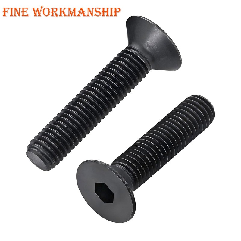 Qrity 20 PCS Socket Countersunk Screw, 12.9 Grade High Tensile