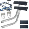 FINALAWOLF Boat Trailer Guide,Replaceable Boat Trailer Guide,20-inch Aluminum Square Tube
