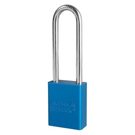 Lockout Padlock, KD, Blue, 1-7/8"H