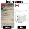 Domensi 4 Pcs Breast Milk Storage Tower Breast Milk Freezer
