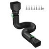Ogutter Rain Gutter Downspout Extensions, Downspout Extender for Rainwater Drainage