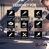 OX-ON Flexible Supreme 1600 Work Gloves Grey, Extremely Durable Safety