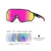 BEACOOL Polarized Cycling Sunglasses for Men Women UV Protection TR90