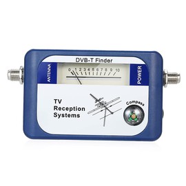 HUIOP Signal Finder, DVB-T Digital Satellite Signal Finder Meter Aerial Terrestrial TV Antenna with Compass TV Reception Systems