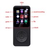 Bluetooth 5.0 MP3 MP4 Player, Portable HiFi Music Player, Integrated