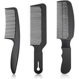 3 Pieces Hair Cutting Comb Barber Comb for Men Women Hair Styling Combs Fine Teeth Carbon Comb Set Anti Static Heat Resistant Hairdressing Comb