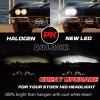 QULOOX 4pcs-5.75" 5-3/4 LED Headlight Hi/Lo Sealed Beam Projector for