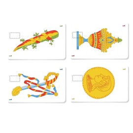Credit Card Skin – 4-Pack Credit Card Stickers and Card Covers for Debit Cards (Iberian Four Aces)