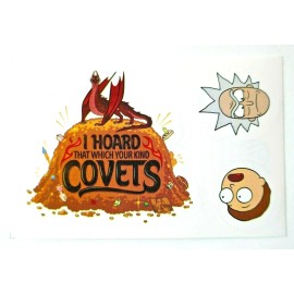 A&A Global Industries Rick and Morty Vending Sticker Decal Series 4 #8 of 15