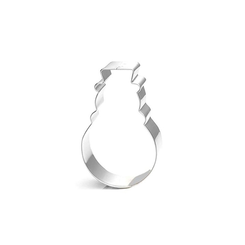 WJSYSHOP Mini Christmas Snowman Cookie Cutter Stainless Steel