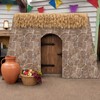 Tegeme 100ftx54in Stone Wall Backdrop Roll, Rock Plastic Tablecloth