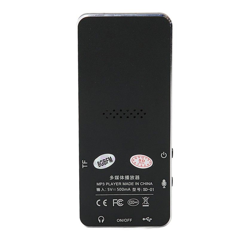 MP3 Player 8G Bluetooth 4.2 1.8 Inch Screen Noise Reduction