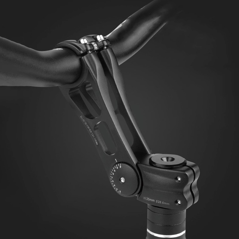 TRIWONDER Adjustable Handlebar Stem ±85° Aluminium 25.4/31.8 mm - 90/110/145