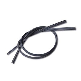 Yahpetes Limpiaparabrisas de coche, 2 unidades, tira de goma de 28 pulgadas, inserto de goma para automóvil, autobús, negro (28 pulgadas)