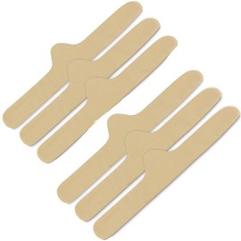 More of Me to Love Cotton and Viscose Blend Bra Liners (Large, 6-Pack, Beige) - Wicking, Soft, Seamless