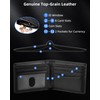 Anti-Loss Wallet for Men with Rechargeable Find My Tracker Built-in,