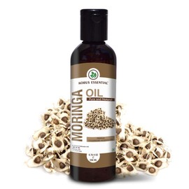 Korus Essential 100% Pure and Natural Moringa Oil 200ml | For Hair, Skin and Anti-Ageing Face Care
