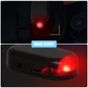 Toulifly Solar Power Car Alarm LED Light, Red, Remote Control,