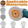 Vearter Vacuum Brazed Diamond Saw Blades Double Side Use 5/8-11"