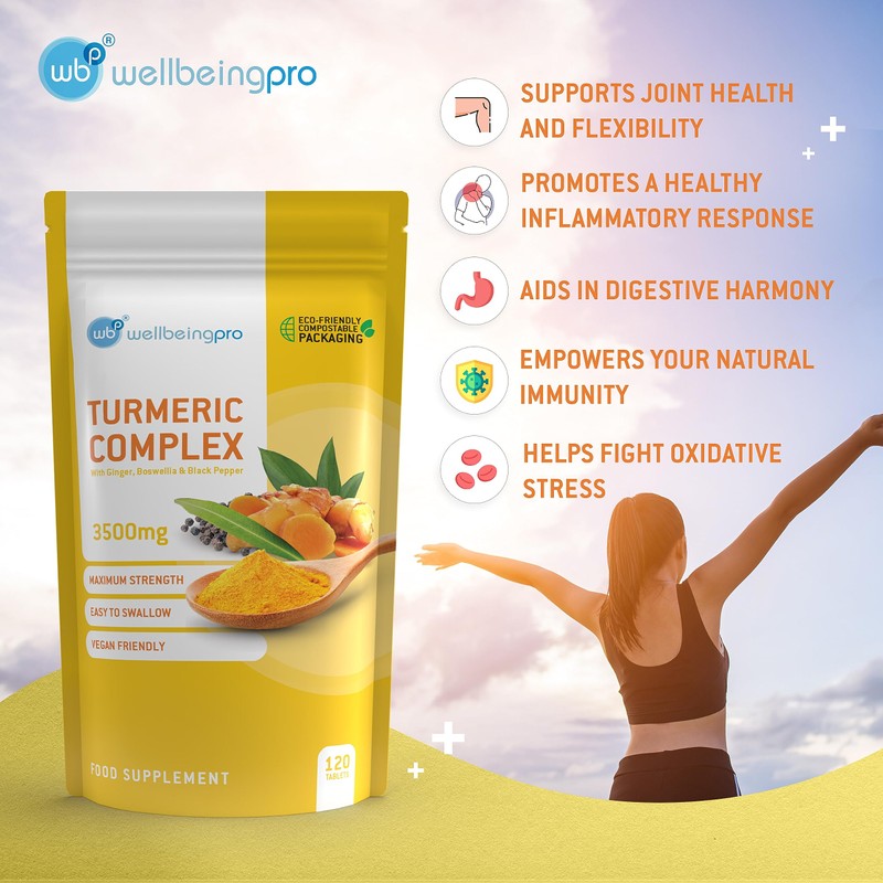 WBP Turmeric Complex 3500mg Maximum Strength (Up to 4 Months