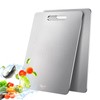 2 Pack Titanium Cutting Board - 100% Pure Titanium Cutting