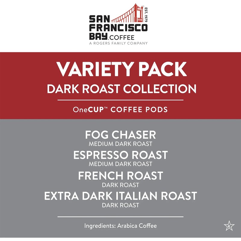 San Francisco Bay Compostable Coffee Pods - Variety Pack Dark
