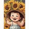 CafePress Happy Sunflower Baby Boy Standard Size Playing Cards