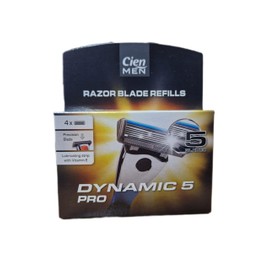 Lidl Cien Men - Dynamic 5 Pro Razor Refills | Pack of 4