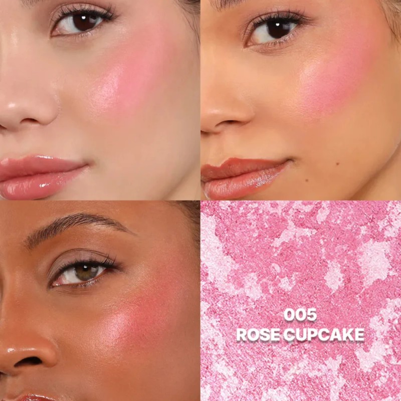 Rubor Moira Baked Blush Tono Rosa Cupcake Fórmula Horneada