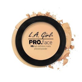 LA Girl Pressed Powder, GPP613 Toffee - Dark skin, neutral undertone.