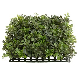 UV Resistant Real Touch Boxwood Square Panel | 12x12 | Artificial Greenery | Home Decor | Lifelike Faux Boxwood | Easy Installation