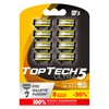 TopTech ULTRA 5 Razors for Men - Replaceable Cartridges for
