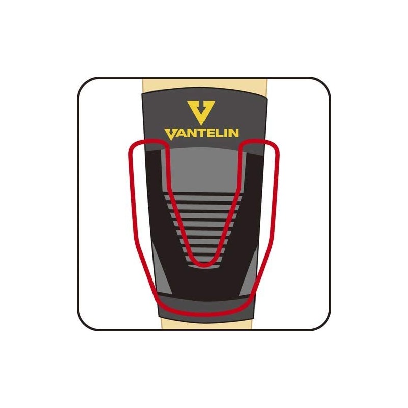 Vantelin Knee Supporter, Loose, Large Size, Light Pink (Knee Circumference: