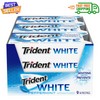 Trident White Peppermint GUM - Pack of 9 - Sugar