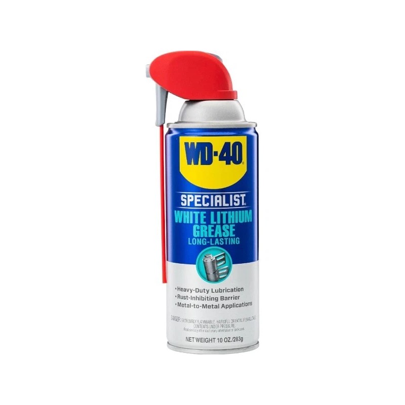 WD-40 WD 40 White Lithium Grease Spray Long Lasting Lubrication