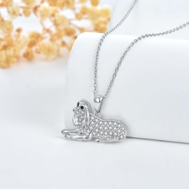 SELKAT Dog Necklaces 24 Breeds of Dogs Necklaces S925 Sterling Silver Dog Pendant Afghan Hound Dog Necklace for Women Girls gifts -UK