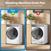 Washing Machine Drain Pan Silicone mat 27''x27'', Non-Slip Washer Drip