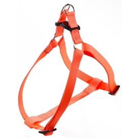 Ferplast Hundegeschirr Kleine Hunde Easy S, verstellbares Katzengeschirr, einfach zu tragen, 35–53 cm. Orange