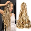 Locescsoc 24 Inch French Curls Braiding Hair 8 Packs Spanish
