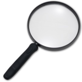 Megan Magnifier, Handheld Ultra Big Magnifier, Large, Easy to View, Lightweight, Simple, 5.3 inches (135 mm) Diameter, Convenient Size for Reading