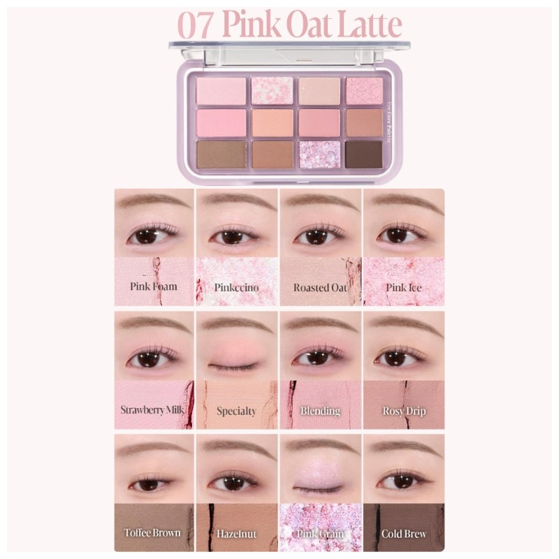 ESPOIR Eye Core Palette 9g, Color:07 Pink Oat Latte