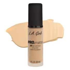 Base De Maquillaje Líquida L.a. Girl Pro Pro Matte Foundatio