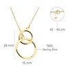 SOFIA MILANI - Women's Necklace 925 Silver - Circle Pendant,