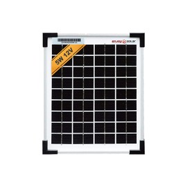 enjoy solar Mono 5W 12V Monocrystalline Solar Panel Solar Panel Photovoltaic Module Ideal for Motorhome, Garden Shed, Boat