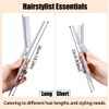 Teasing Clip Comb,Coloring Styling Hair Straightening Tools, Rat Tail Teasing