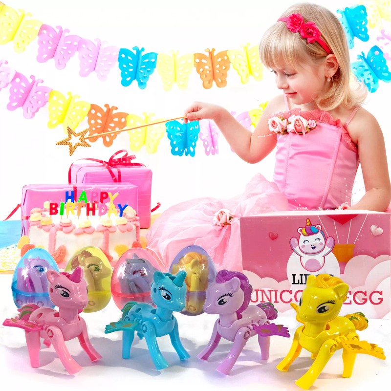 Lidor Surprise Eggs with Unicorns Rainbow Egg Kids Toys Unicorns
