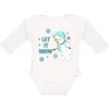 inktastic Let It Snow Snowman Long Sleeve Creeper 12 Months