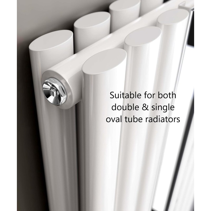 Greened House Oval Tube Radiator Feet Freestanding Pair Floor Standing