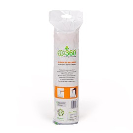 Eco Bag BDS Drawstring Bin Liners, LDPE, White, 50-60 Litres