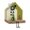 Mud Pie Light Up Stocking Holder, Green, 5 1/2" x